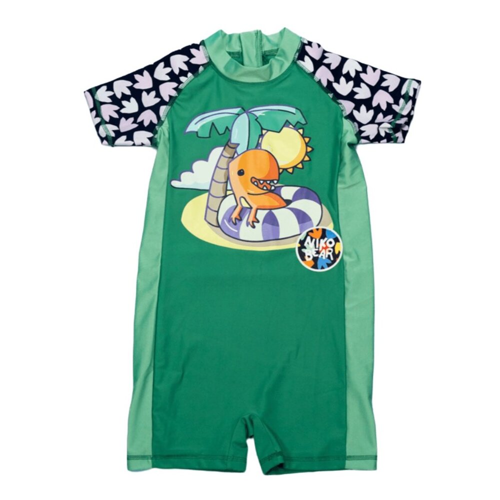 New Sz 2-3 Toddler Niko Bear A for Adley Tubin T Rex Color Changing Swim Jumper